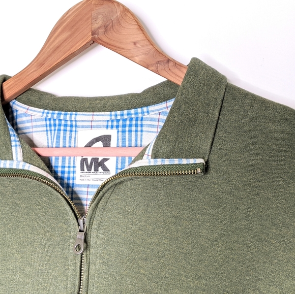 MK Mountain khakis 3/4 zip Pullover sweatshirt Med - Picture 3 of 9